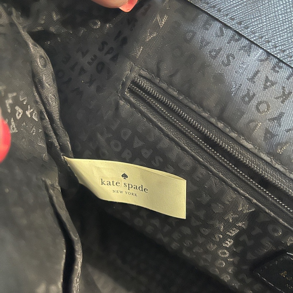 Kate Spade Lilah leather black satchel bag - Picture 6 of 8